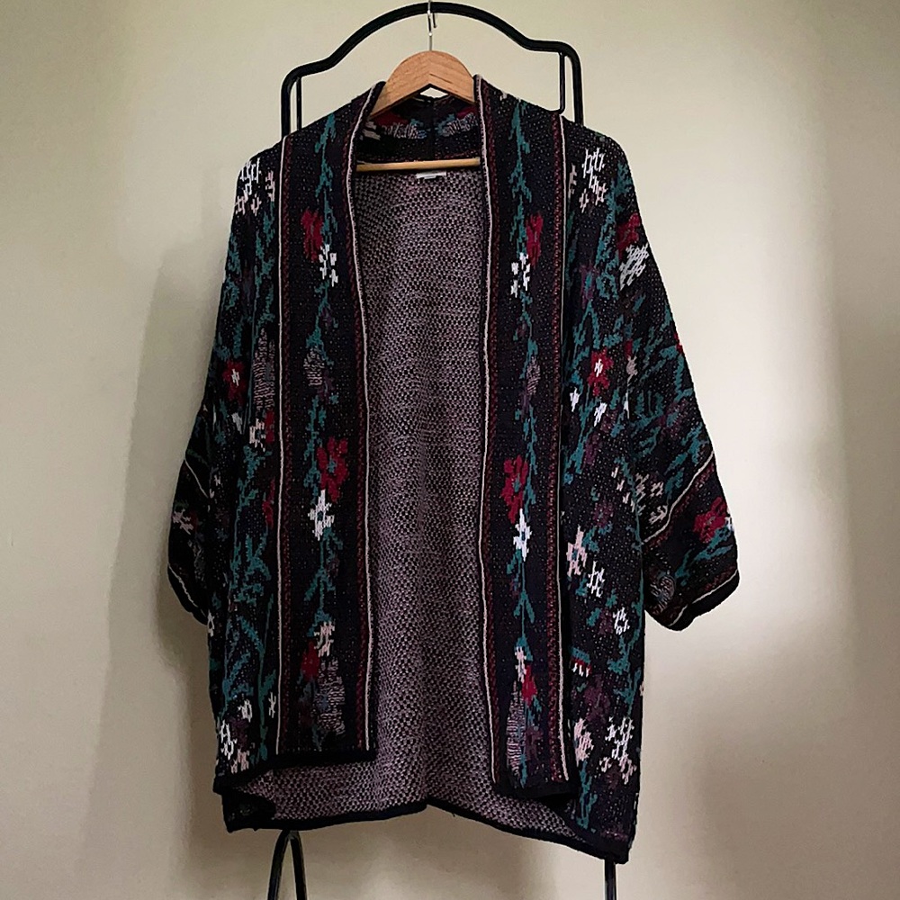 ecoté Patterned Sweater Cardigan
